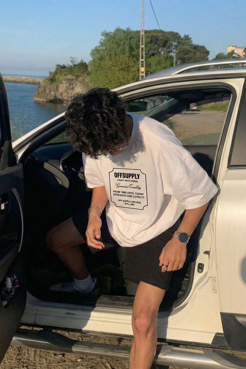 Off Supply Genuine Premium Quality Stamp T-shirt