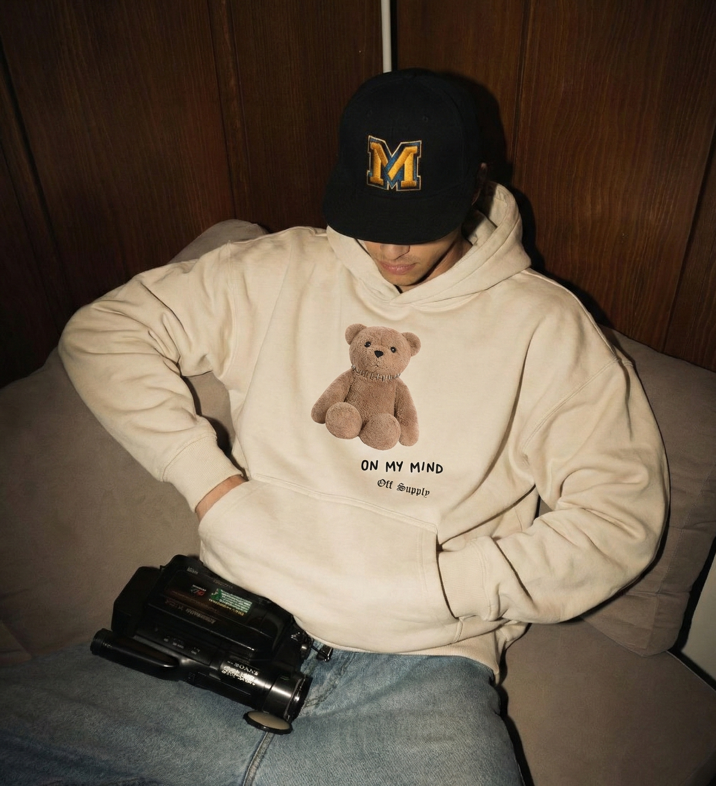 Off Supply Bear On My Mind Classic Hoodie