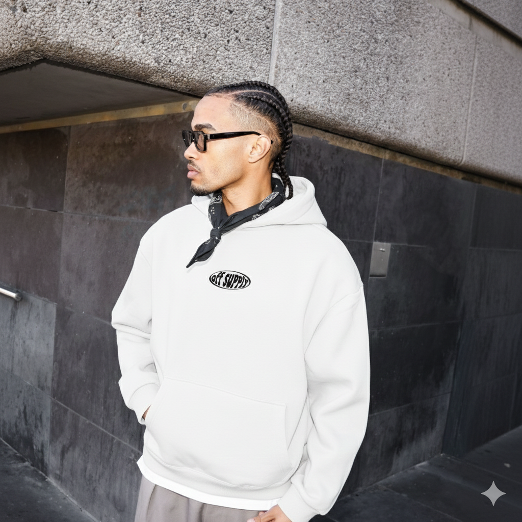 Off supply Bat Soul White Hoodie