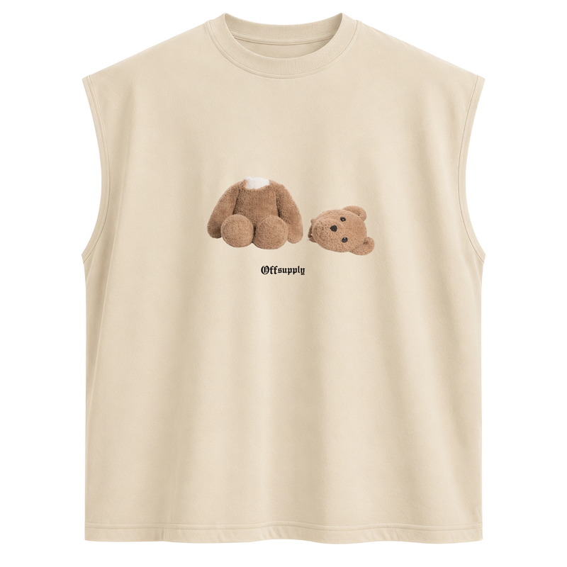 OFF SUPPLY BROKEN BEAR CLASSIC BEIGE TANK
