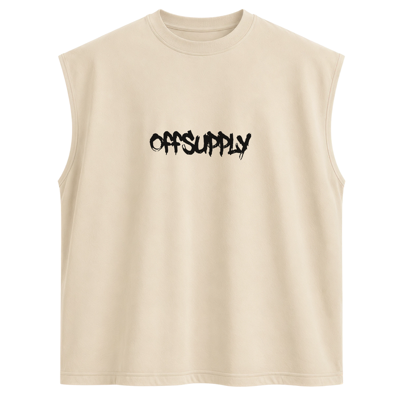 OFF SUPPLY CLUB BEIGE TANK