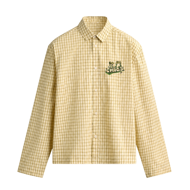 OFF SUPPLY EVERYDAY CHAOS SHIRT IN YELLOW
