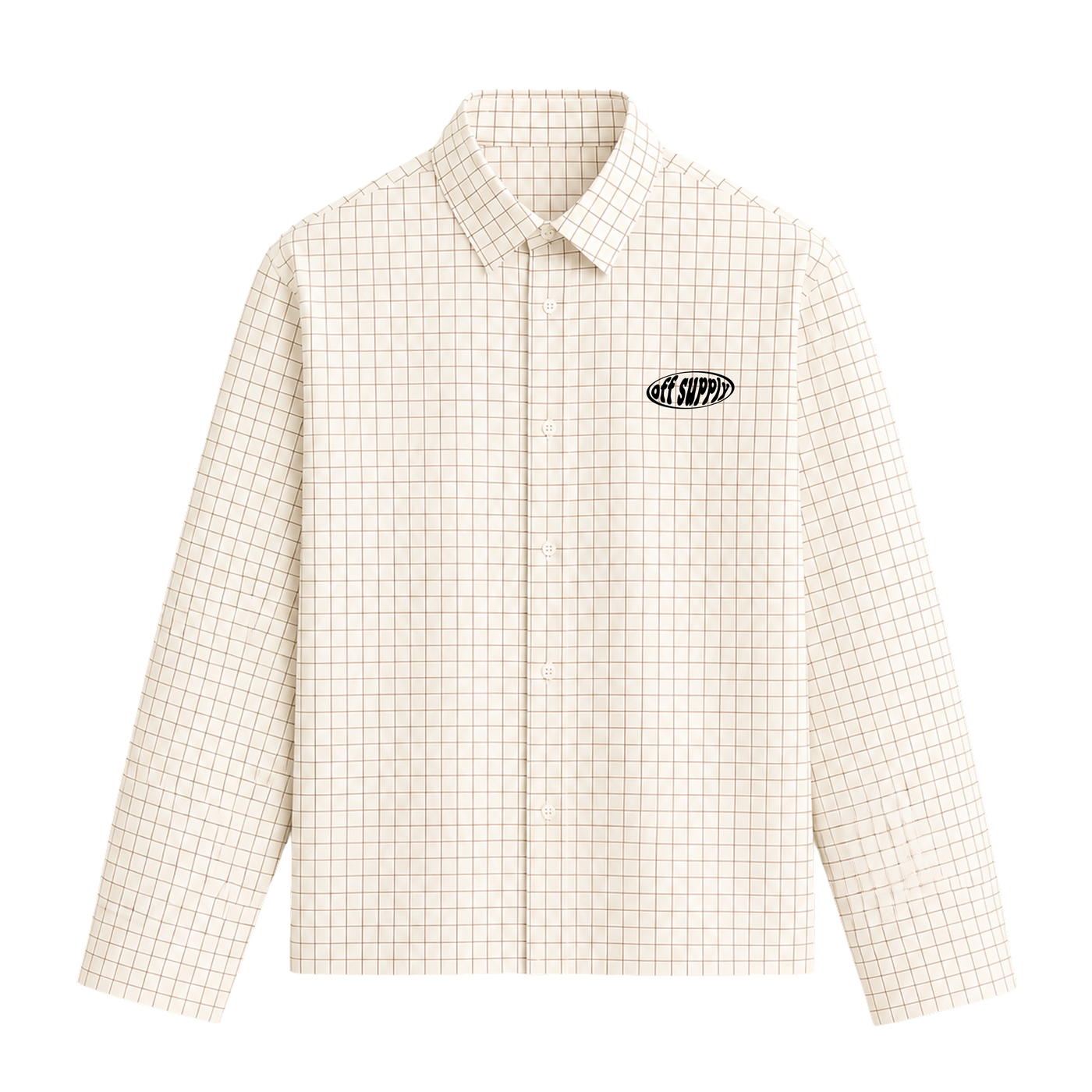 OFF SUPPLY EVERYDAY FLOWERS SHIRT IN IVORY