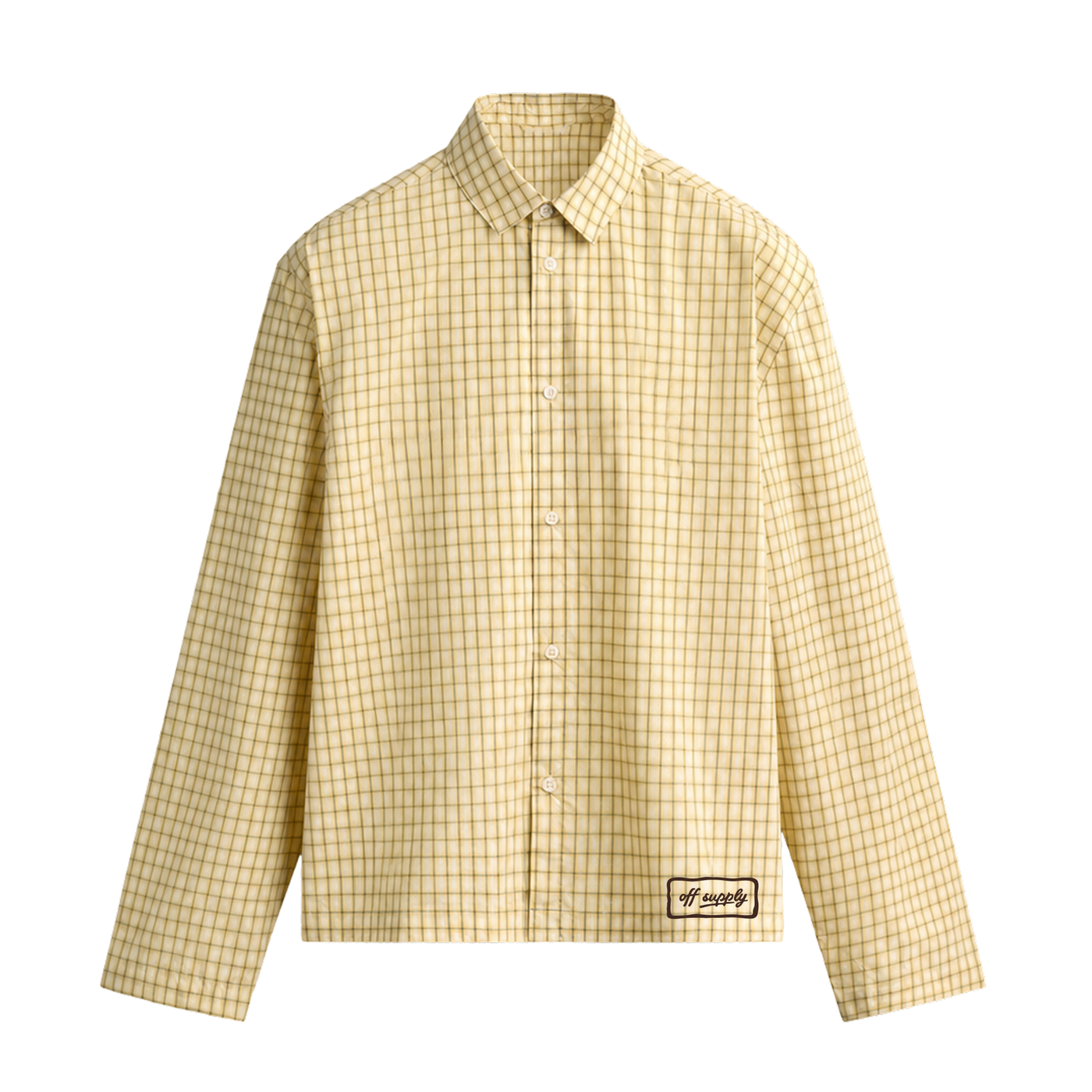 OFF SUPPLY EVERYDAY PALM SHIRT IN YELLOW
