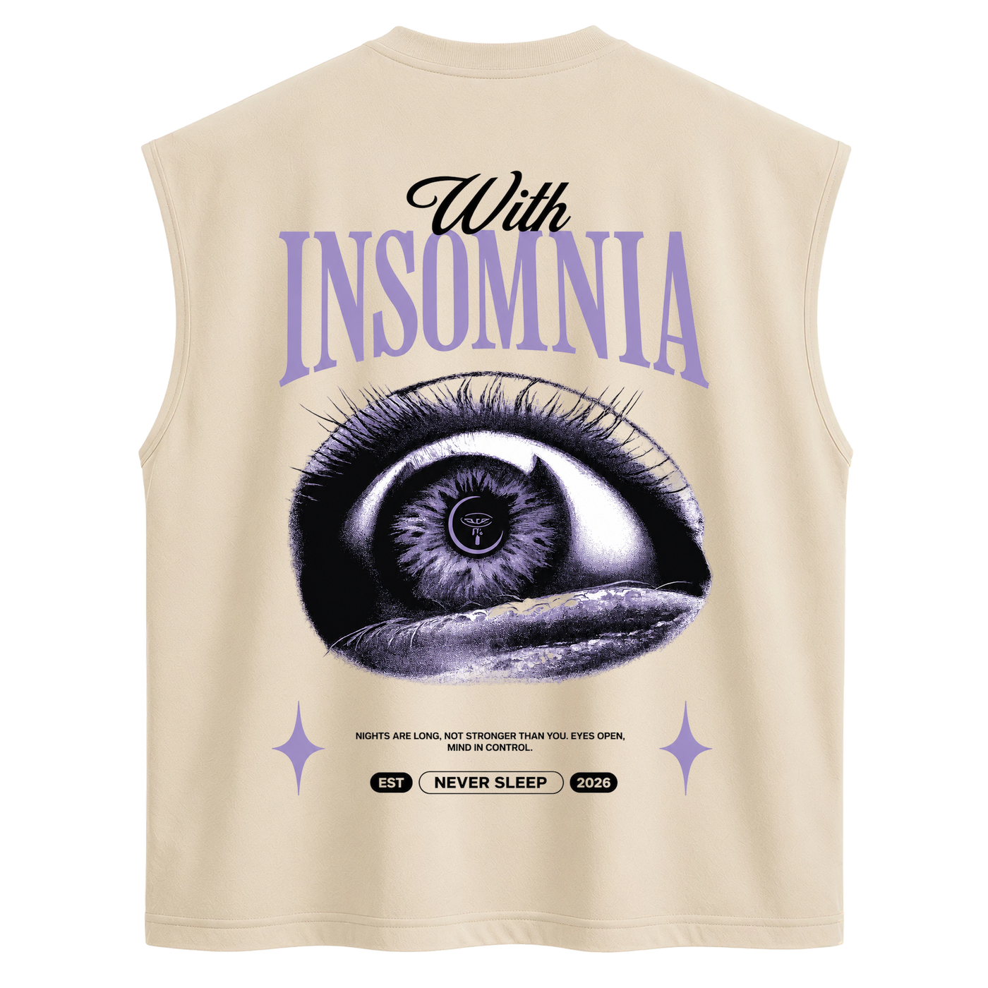 OFF SUPPLY INSOMNIA BEIGE TANK