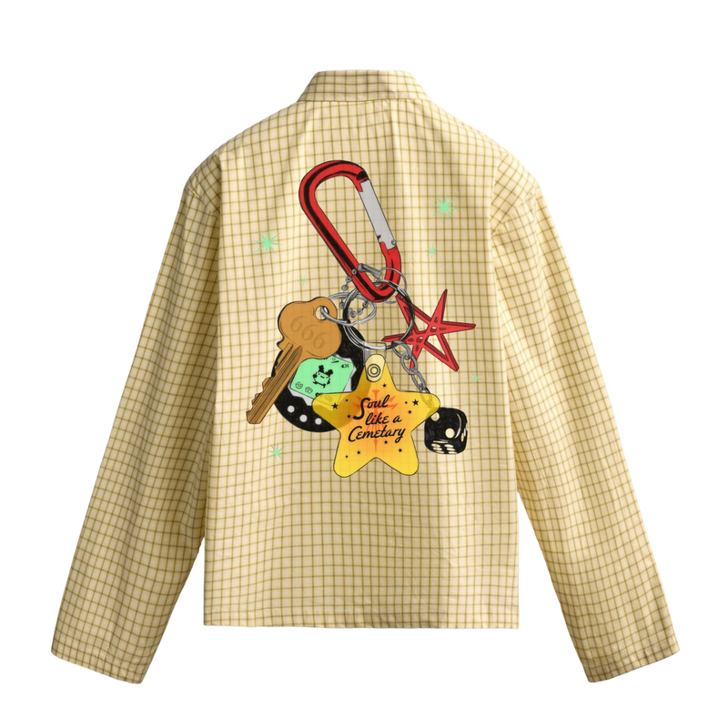 OFF SUPPLY KEYCHAIN SHIRT IN YELLOW