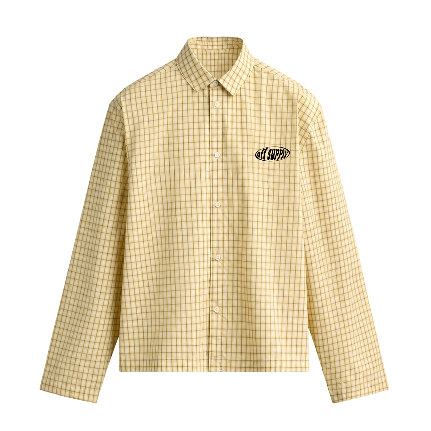 OFF SUPPLY KEYCHAIN SHIRT IN YELLOW
