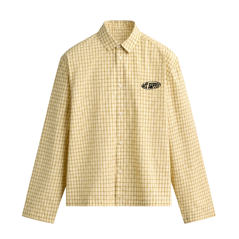 OFF SUPPLY KEYCHAIN SHIRT IN YELLOW