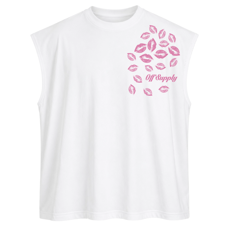 OFF SUPPLY LOVE NOTES WHITE TANK