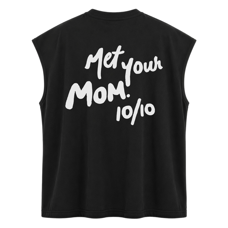 OFF SUPPLY MET YOUR MOM BLACK TANK
