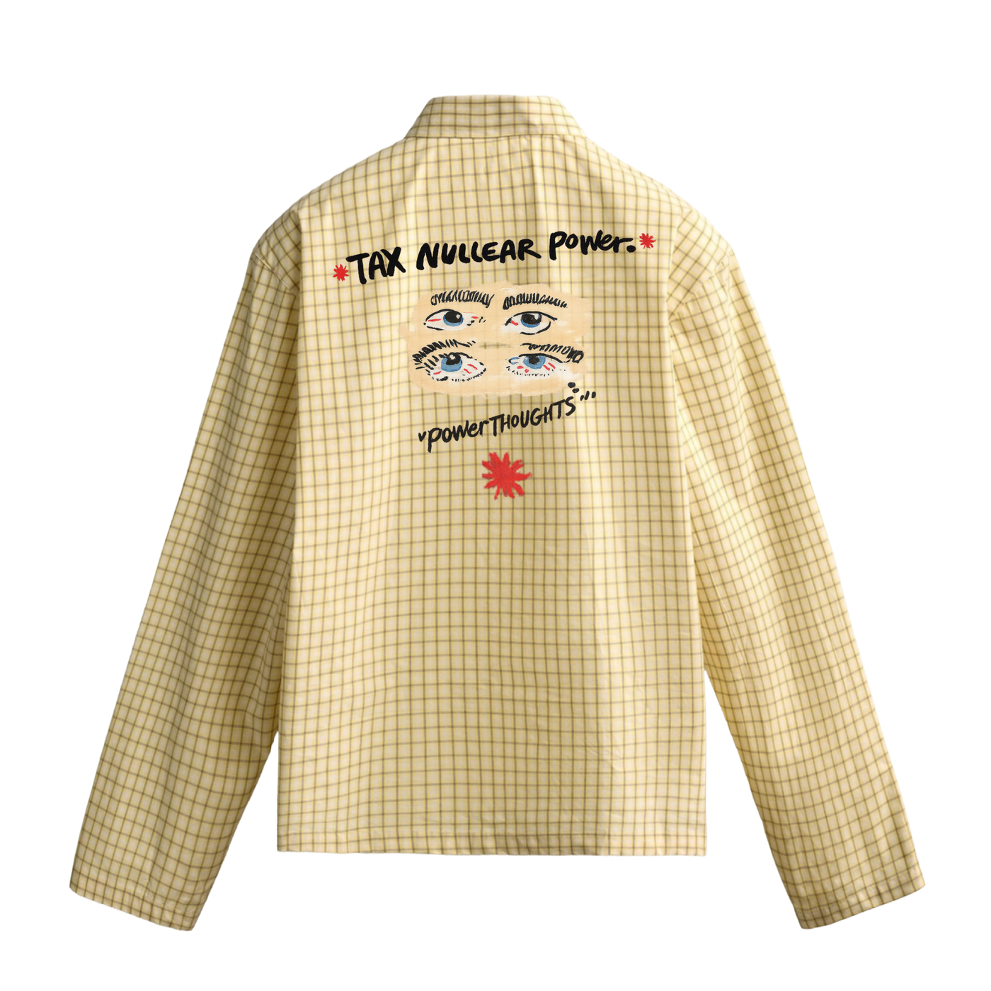 OFF SUPPLY POWER THOUGHTS SHIRT IN YELLOW