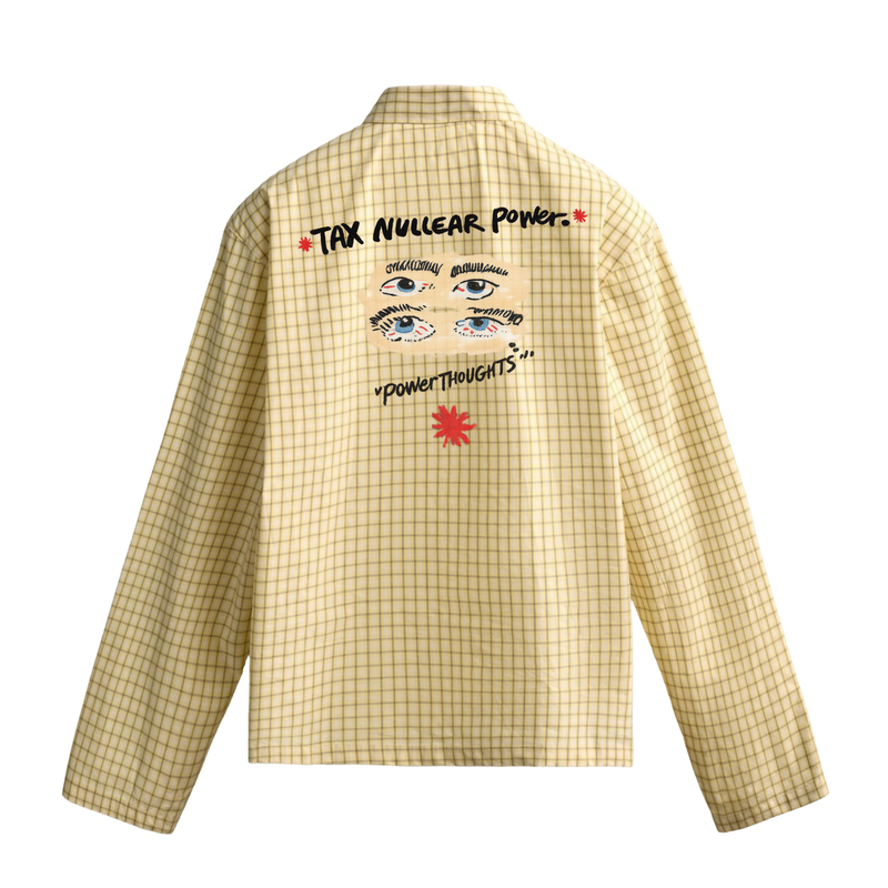 OFF SUPPLY POWER THOUGHTS SHIRT IN YELLOW