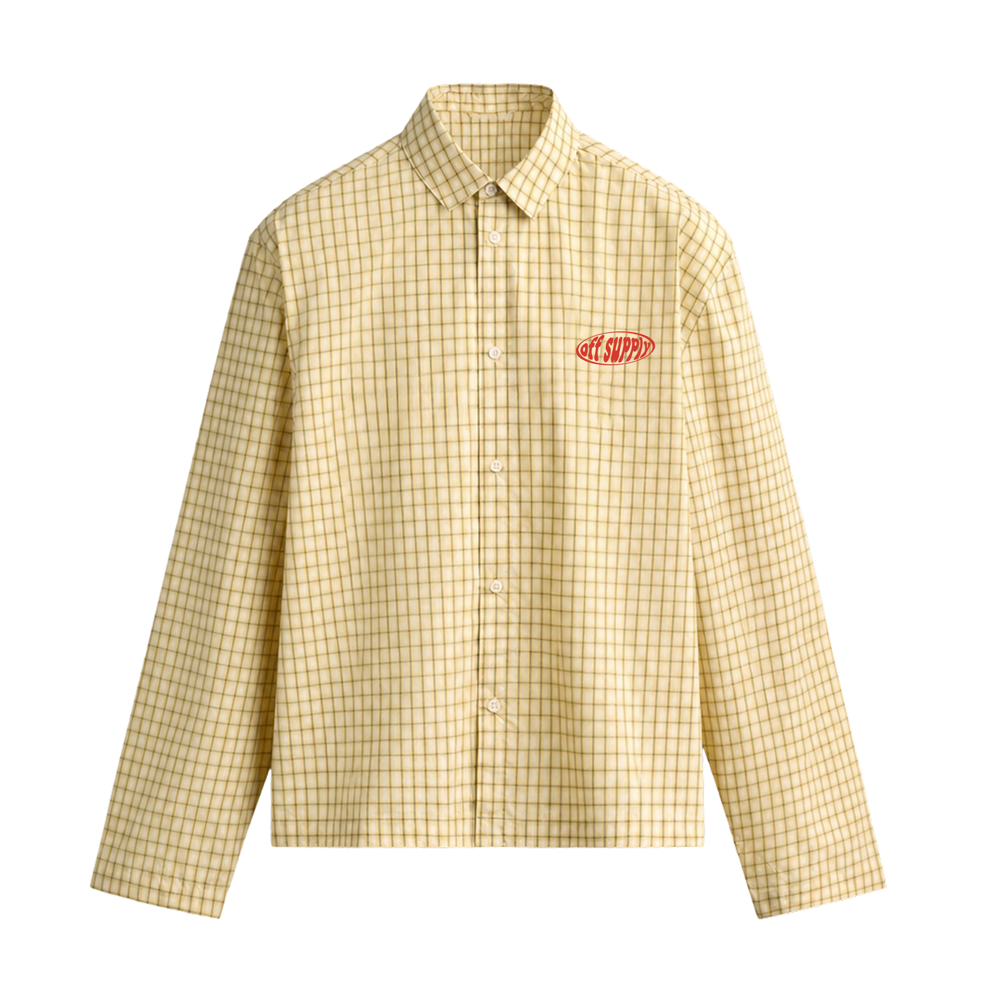 OFF SUPPLY POWER THOUGHTS SHIRT IN YELLOW