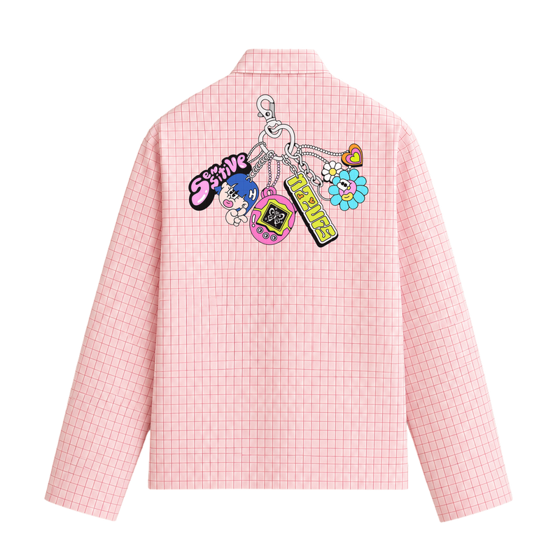 OFF SUPPLY SENSITIVE KEYS SHIRT IN PINK