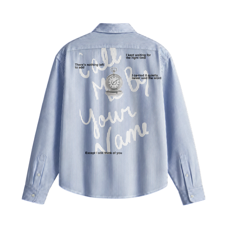 Off Supply Call Me By Your Name Blue Shirt