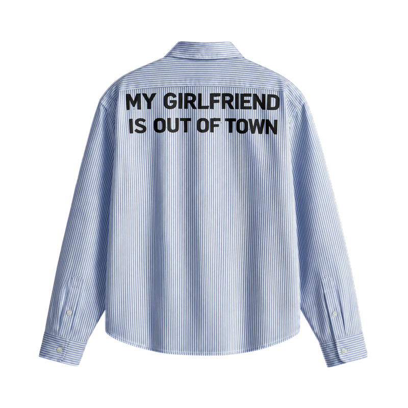 Off Supply My girlfriend is out of town Shirt (Blue)