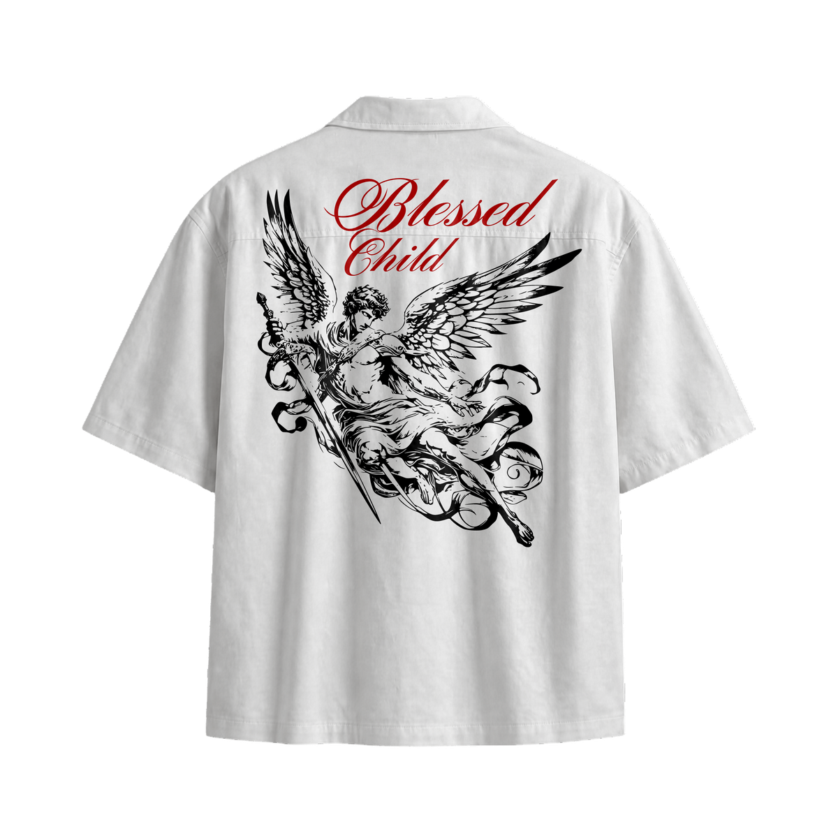 Off Supply Blessed Child Bowling Shirt - White