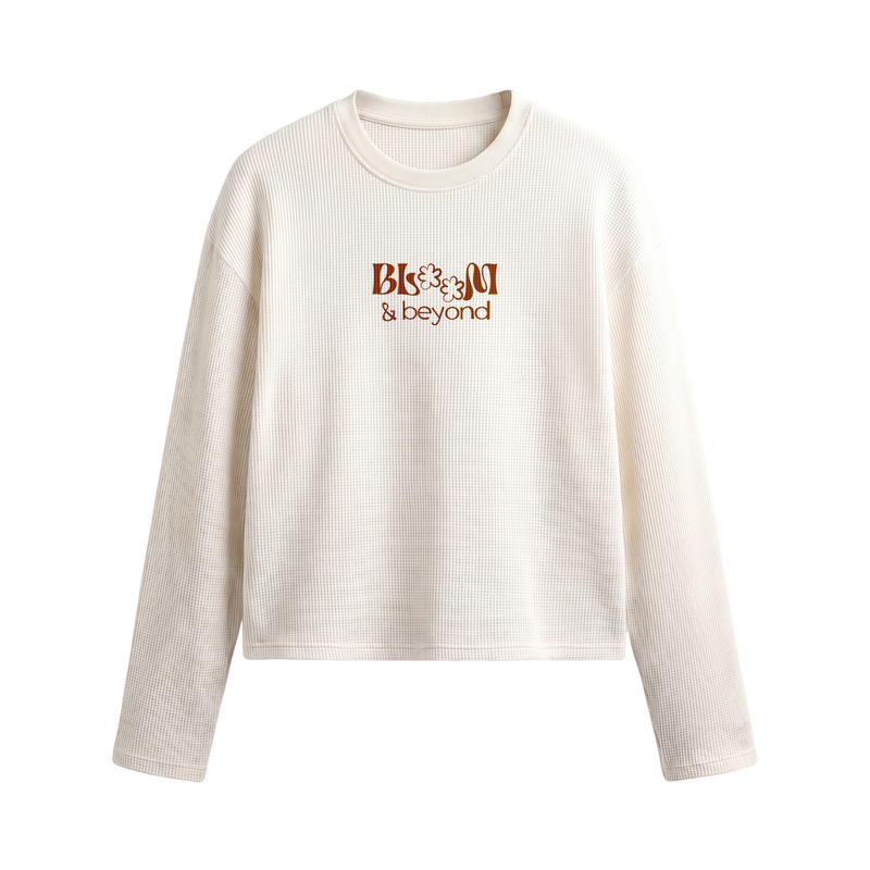 Off Supply Bloom & Beyond Off White Waffle T-shirt