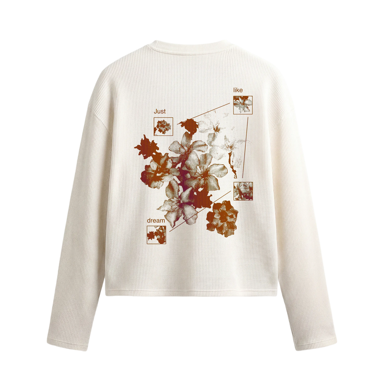 Off Supply Bloom & Beyond Off White Waffle T-shirt
