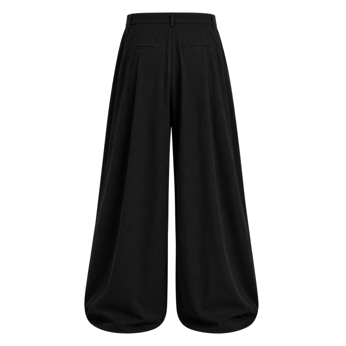 Off Supply Cascade Black Trousers