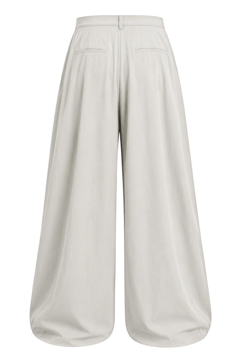 Off Supply Cascade White Trousers