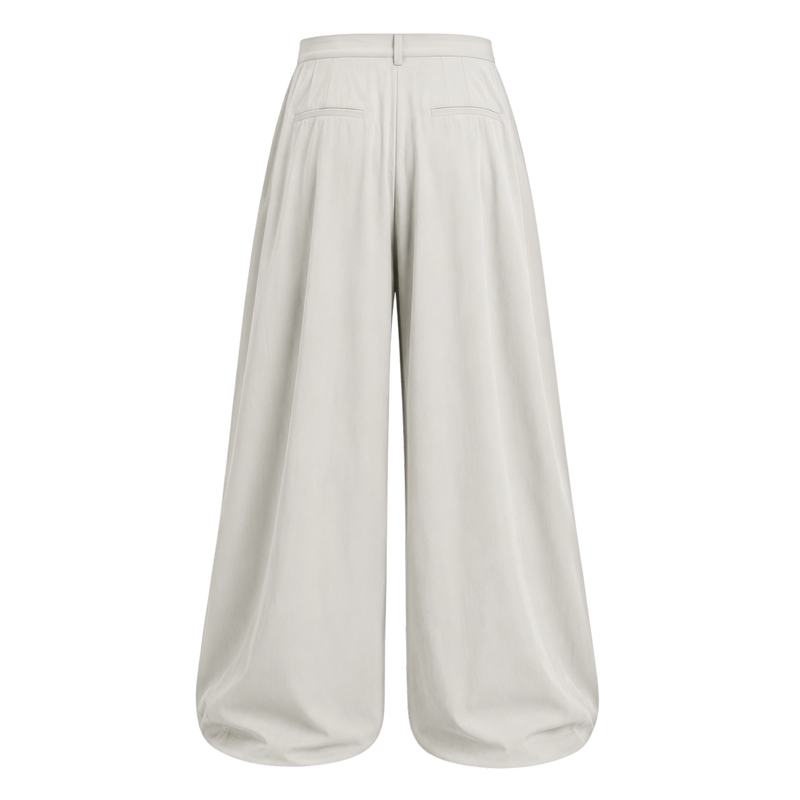 Off Supply Cascade White Trousers