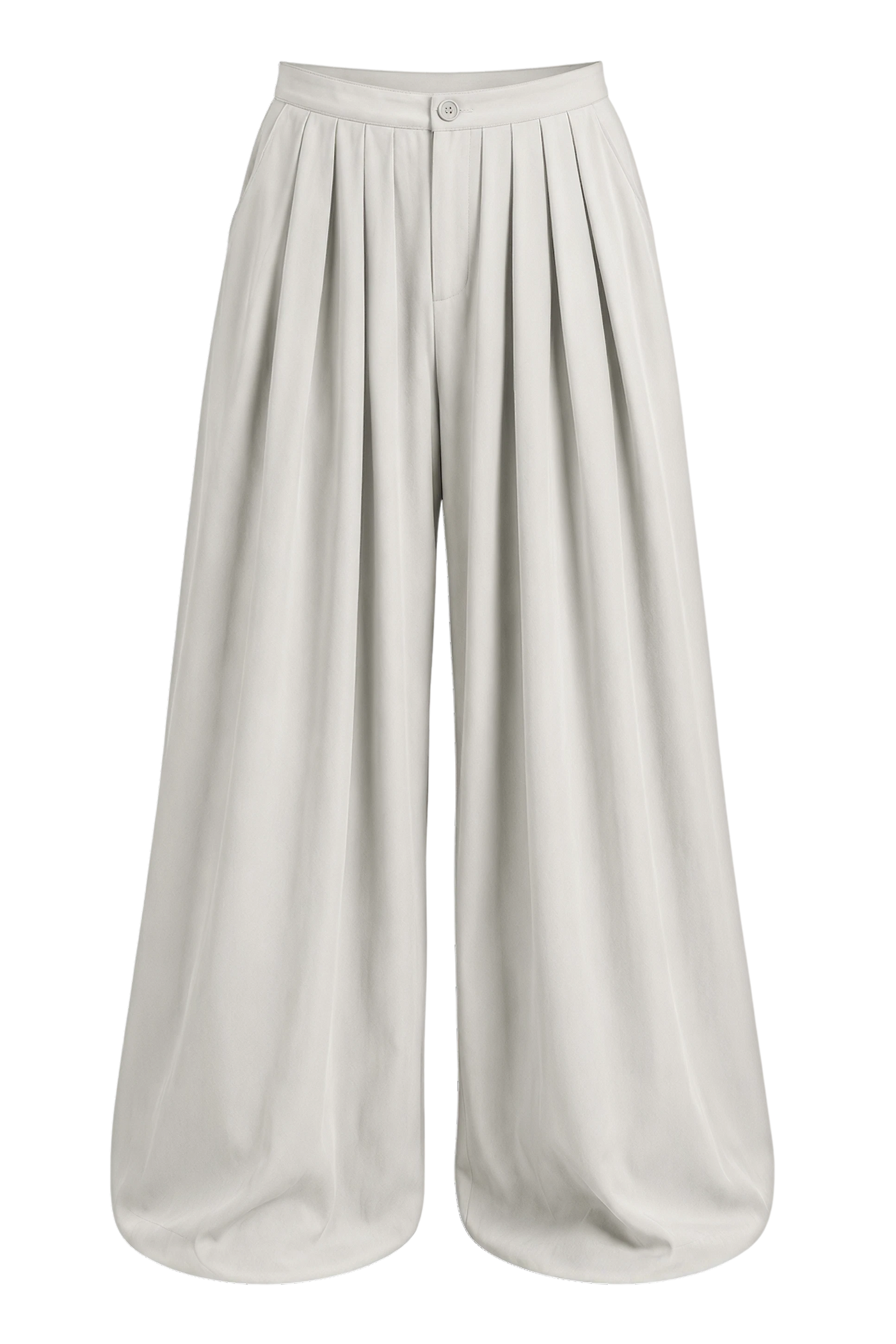 Off Supply Cascade White Trousers