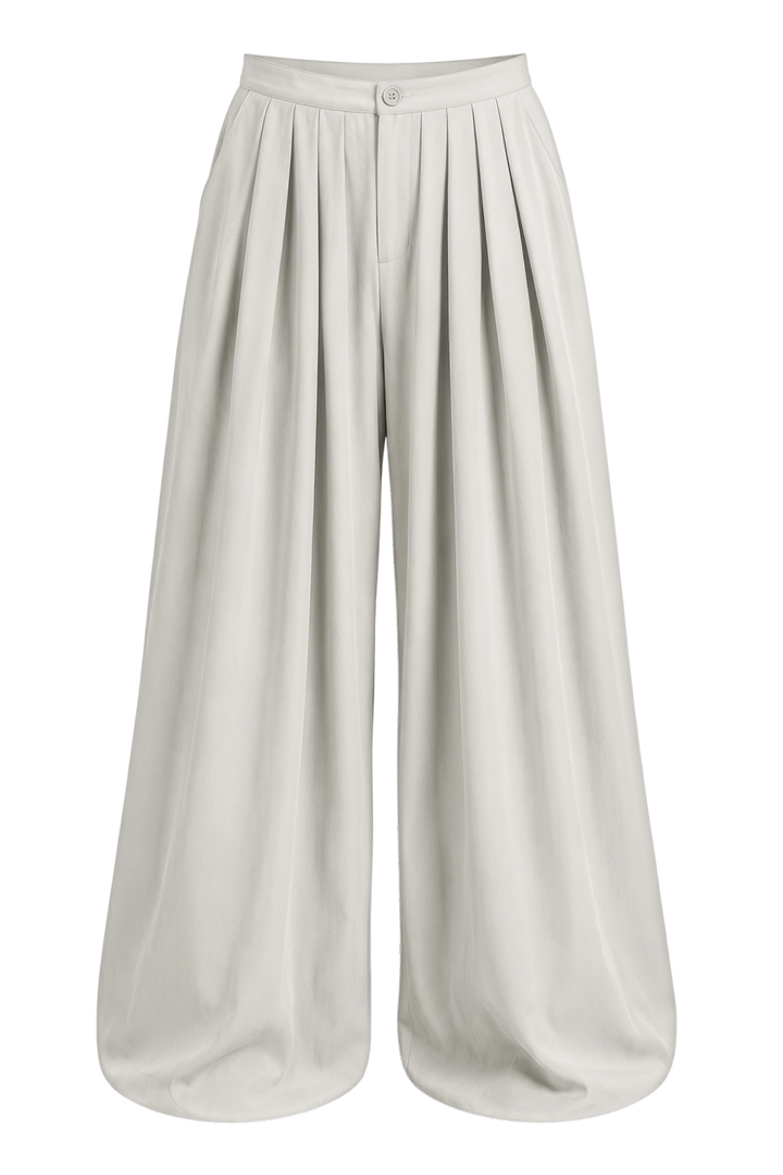 Off Supply Cascade White Trousers