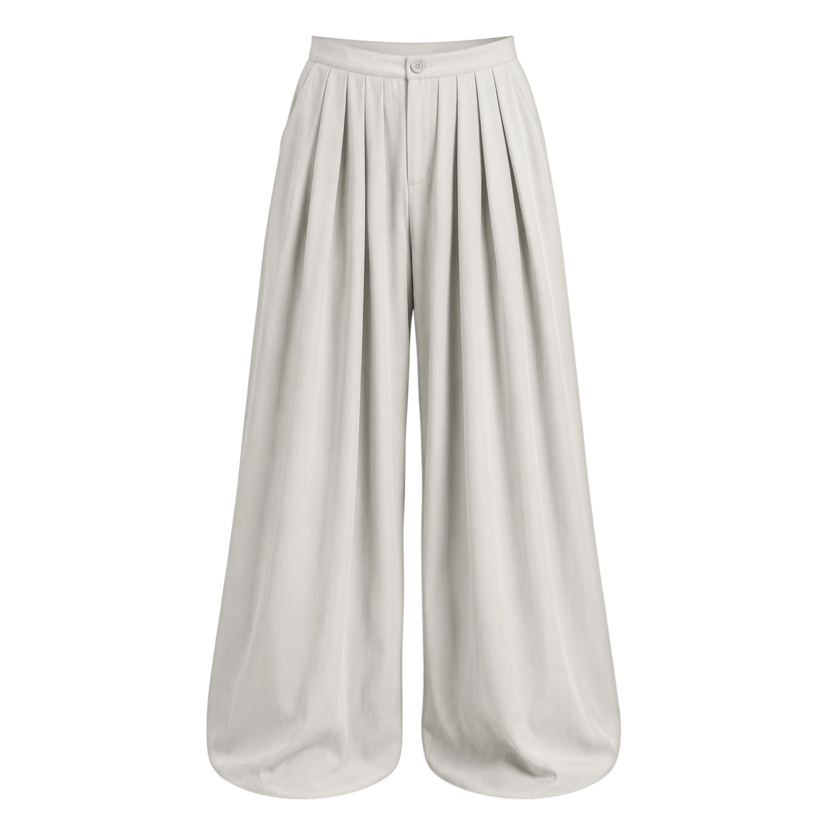 Off Supply Cascade White Trousers