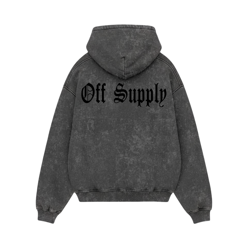 Off Supply Craft With pride Gothic Edition Acid Wash hoodie