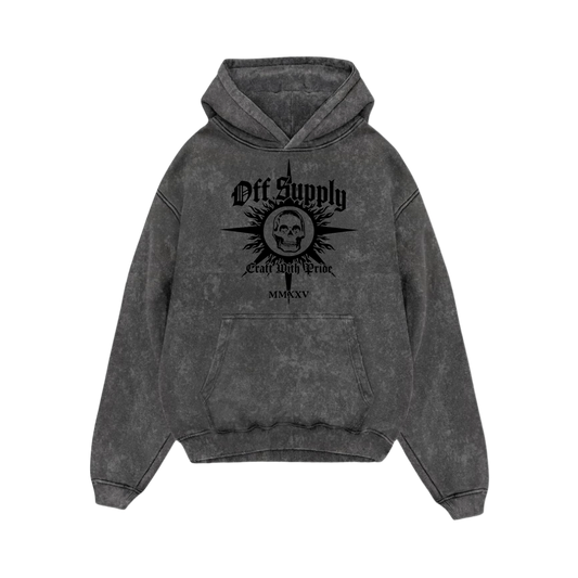 Off Supply Craft With pride Gothic Edition Acid Wash hoodie