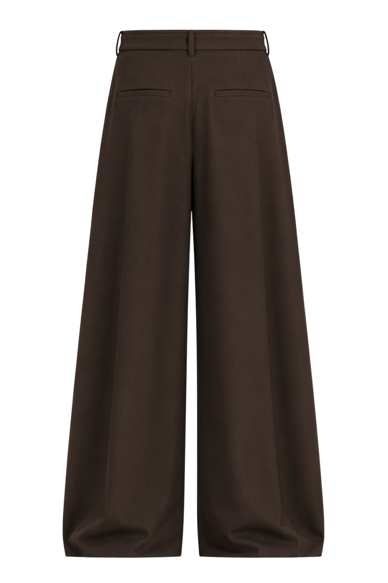Off Supply Dune Dark Brown Trousers