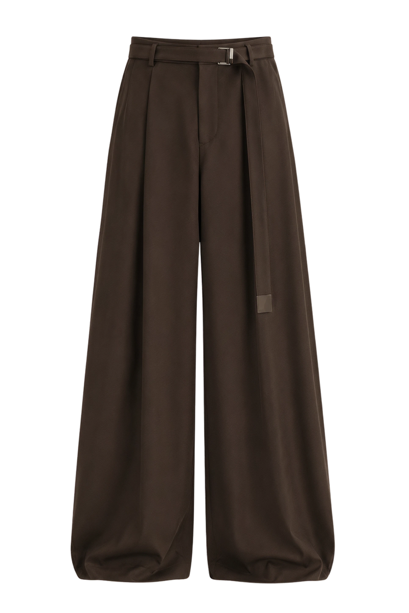 Off Supply Dune Dark Brown Trousers