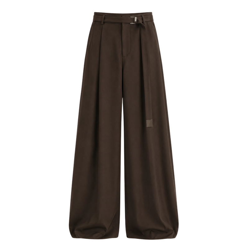 Off Supply Dune Dark Brown Trousers