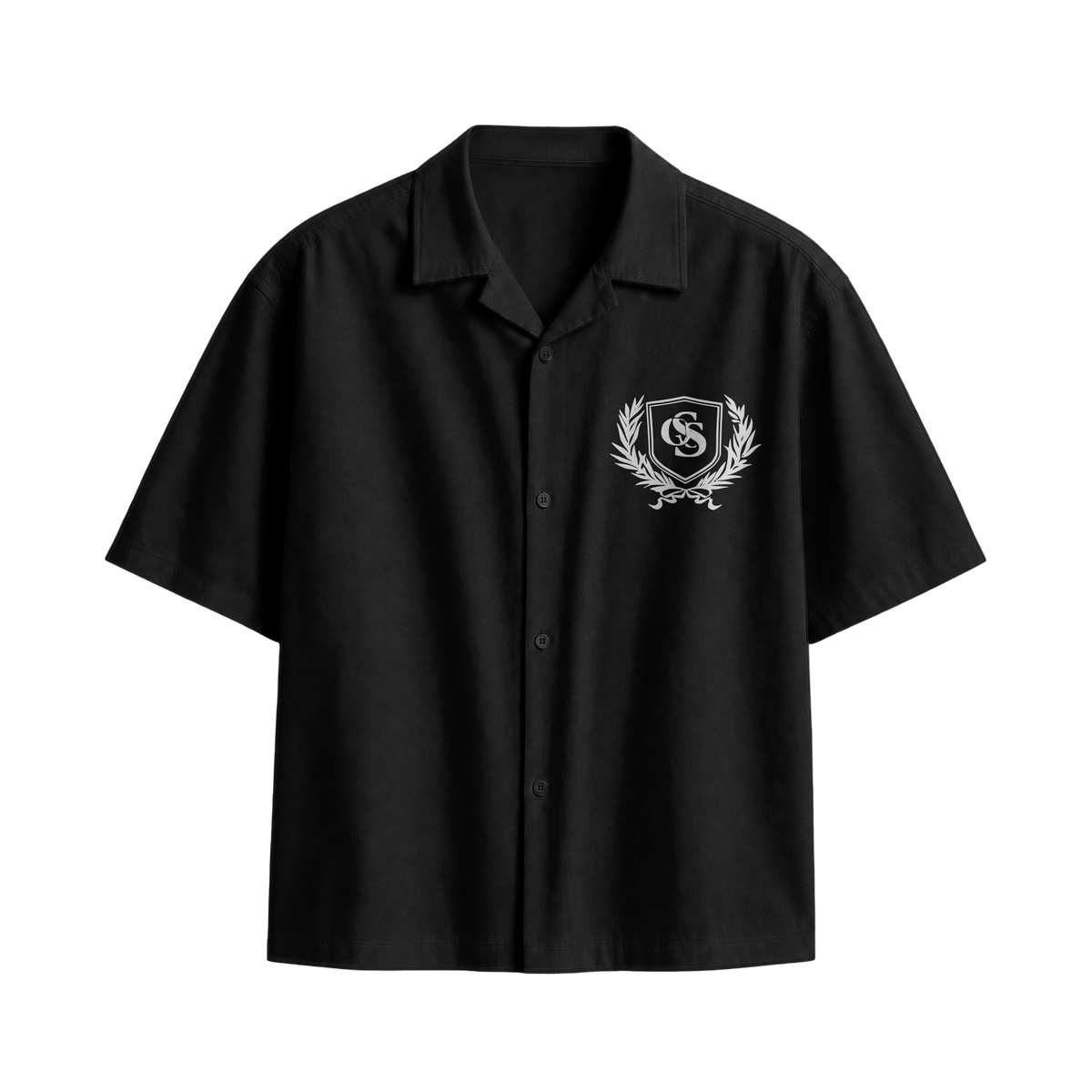 Off Supply Elegance In Motion Black Bowling Shirt