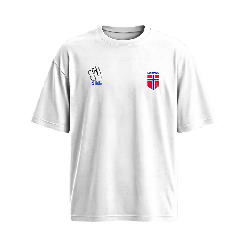 Off Supply Erling Haaland White T-Shirt