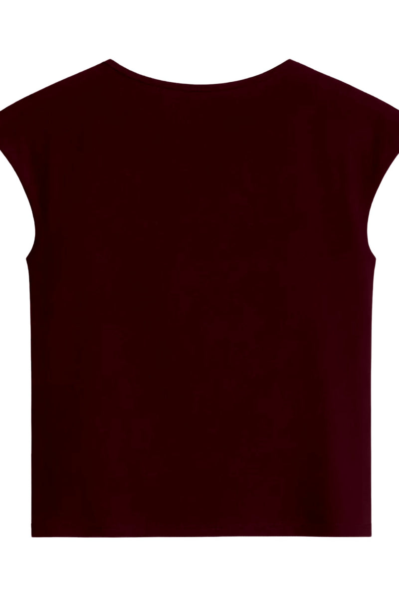 Off Supply Essence Cherry Red Crop Top
