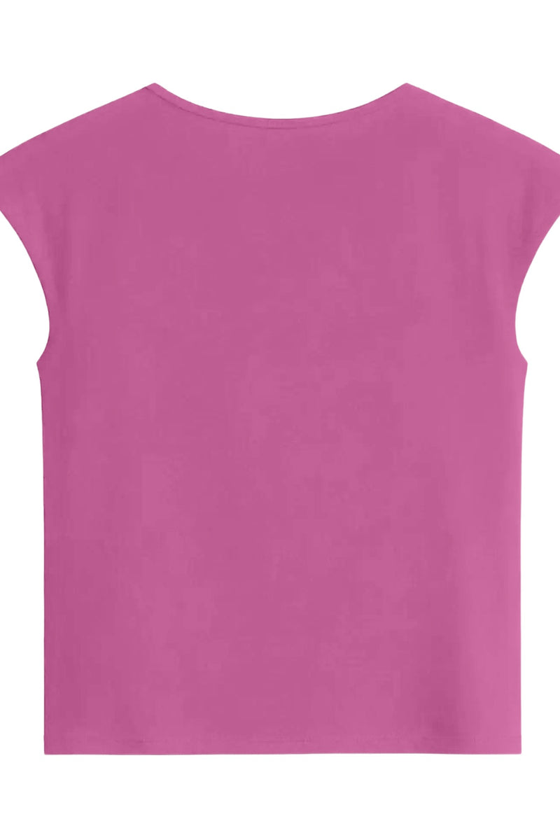 Off Supply Essence Pink Crop Top