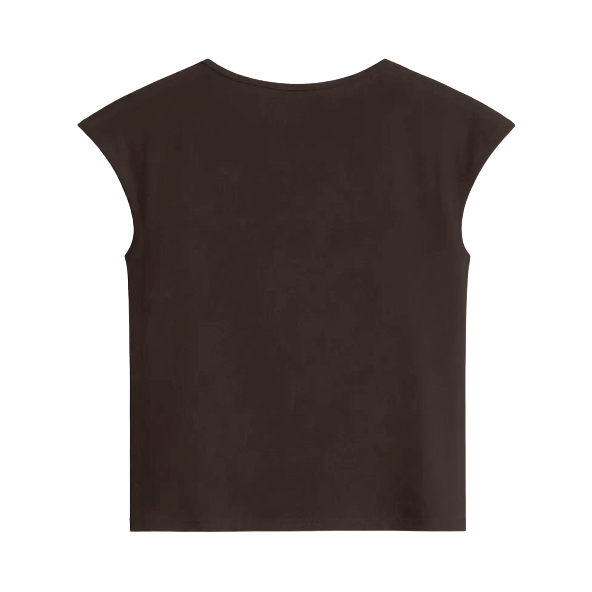 Off Supply Focus Brown Crop Top