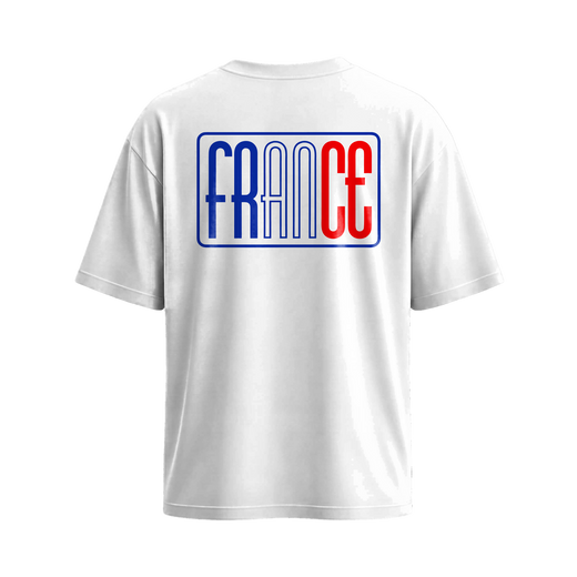 Off Supply France Block White T-Shirt