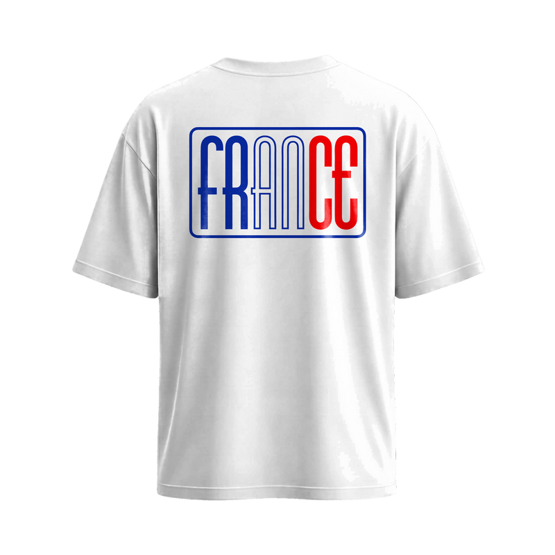 Off Supply France Block White T-Shirt