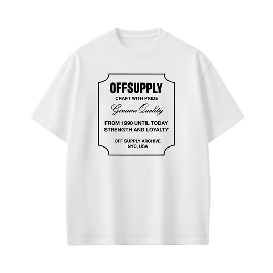 Off Supply Genuine Premium Quality Stamp T-shirt