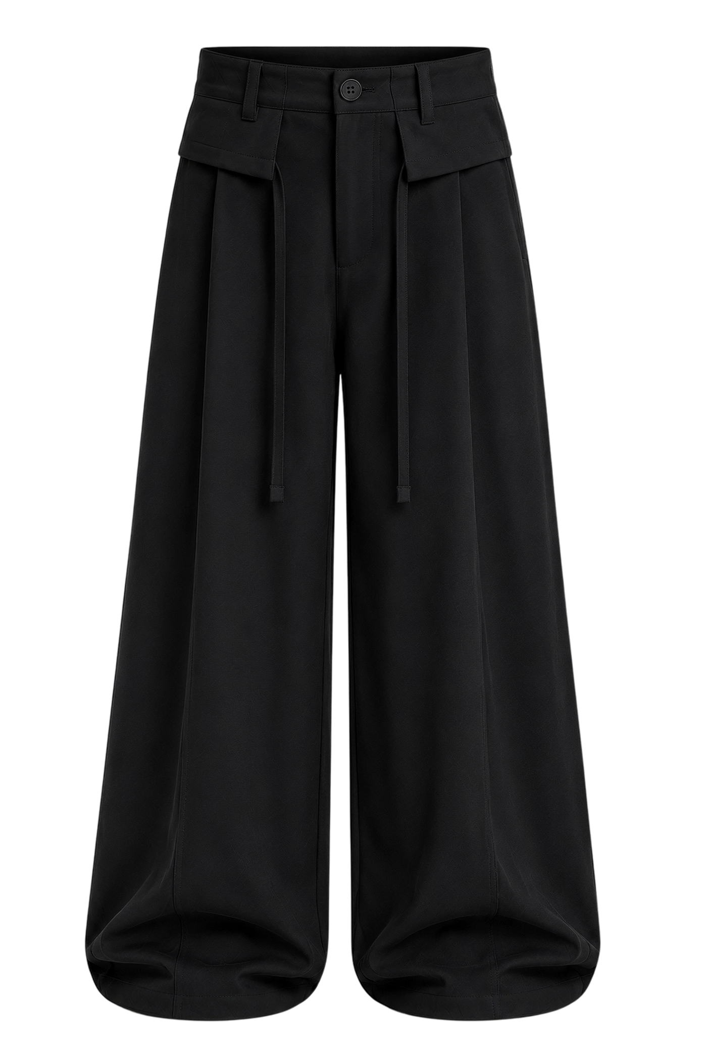 Off Supply Horizon Black Trousers