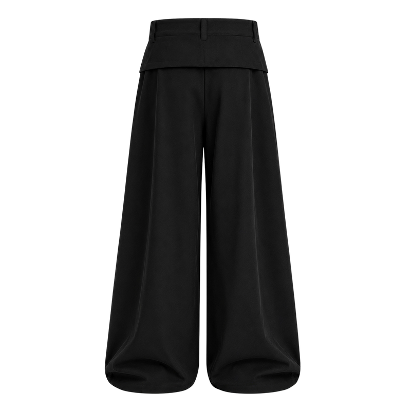 Off Supply Horizon Black Trousers