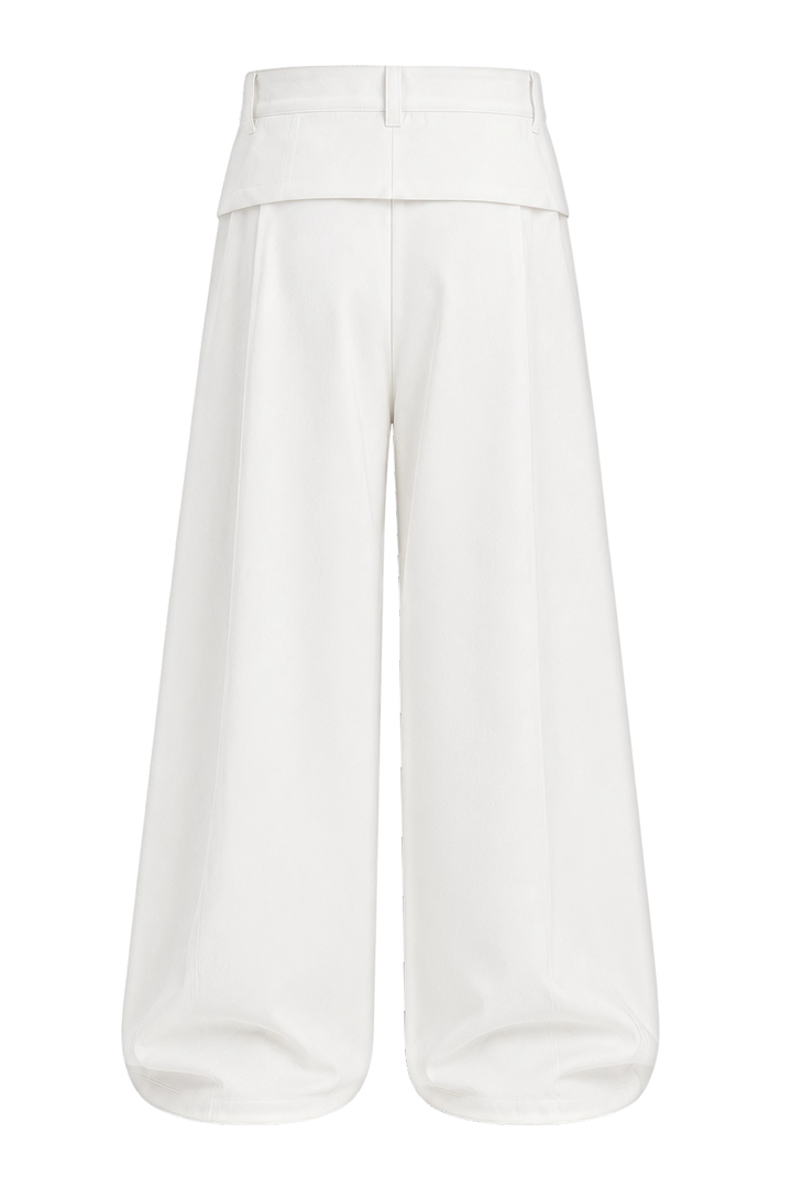 Off Supply Horizon White Trousers