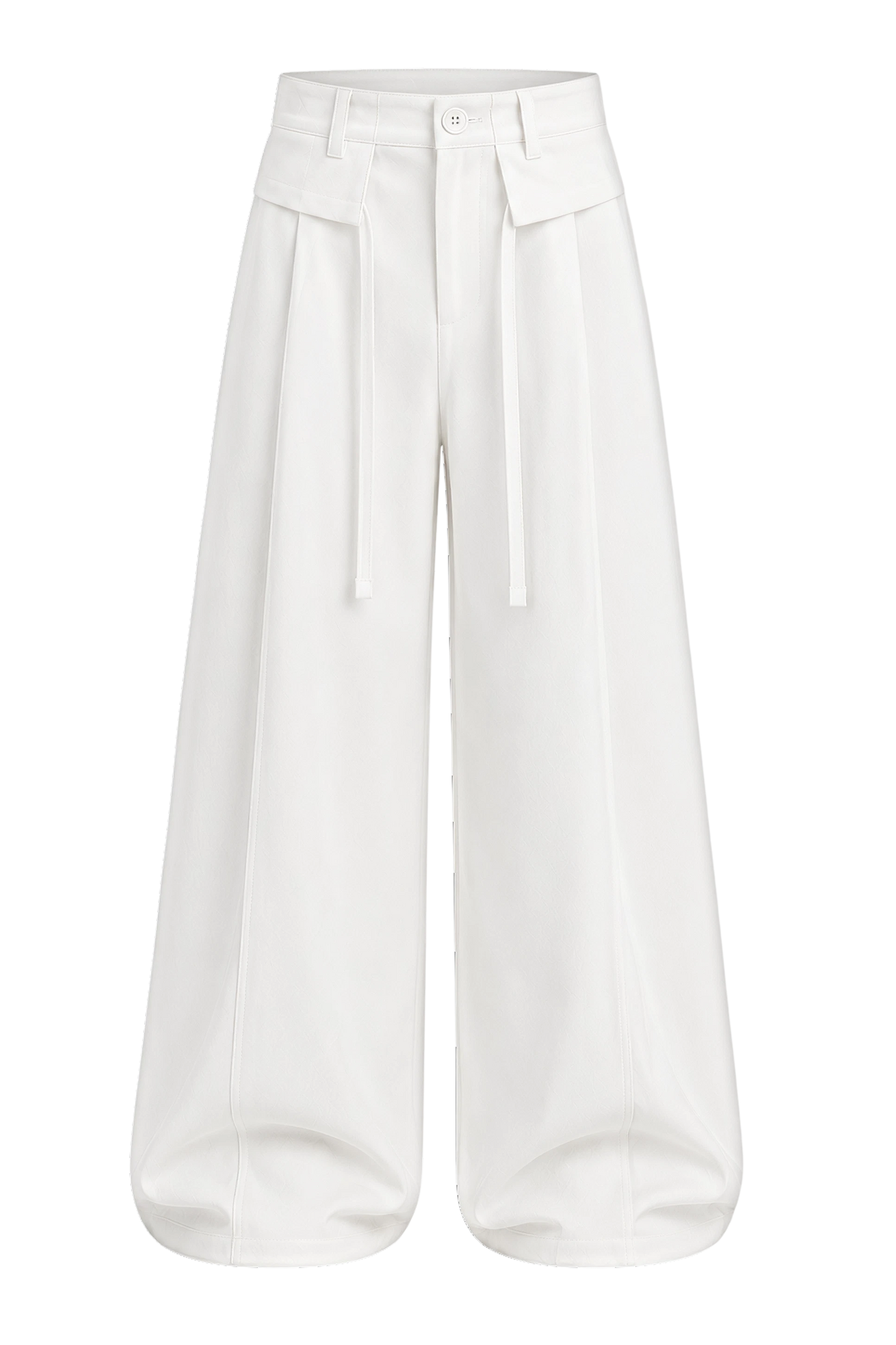 Off Supply Horizon White Trousers