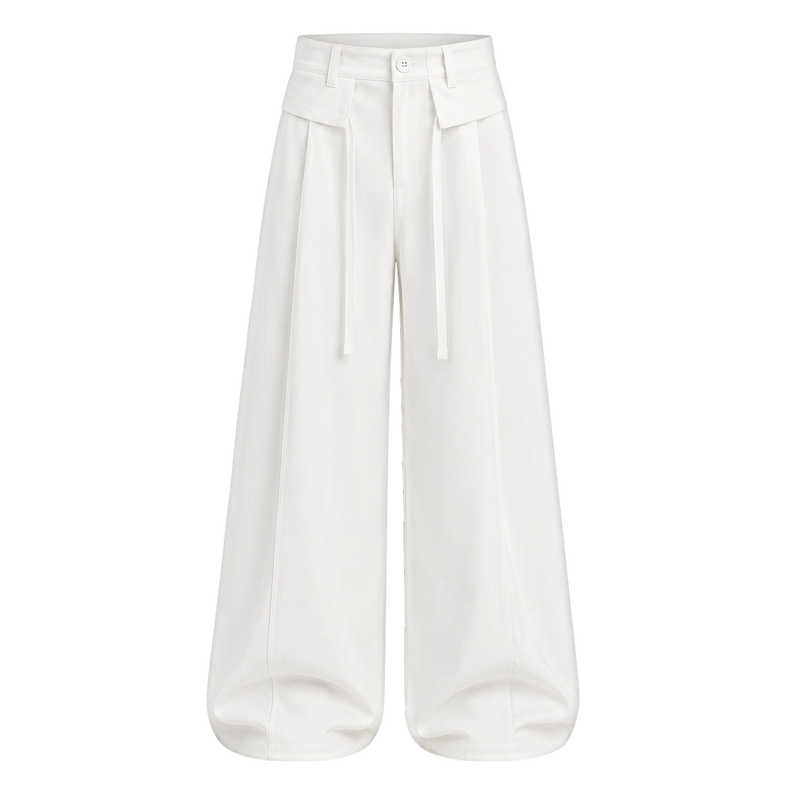 Off Supply Horizon White Trousers