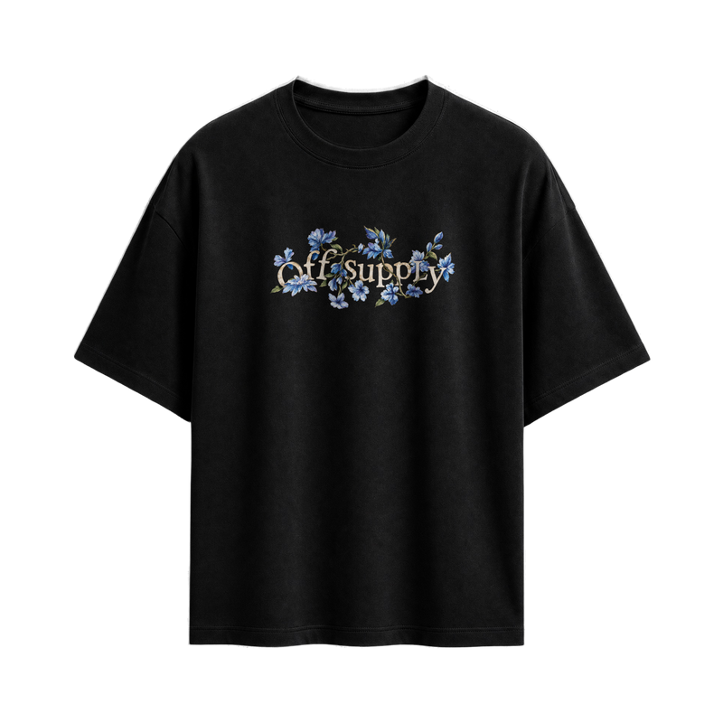 Off Supply Little Paradise Black T-shirt