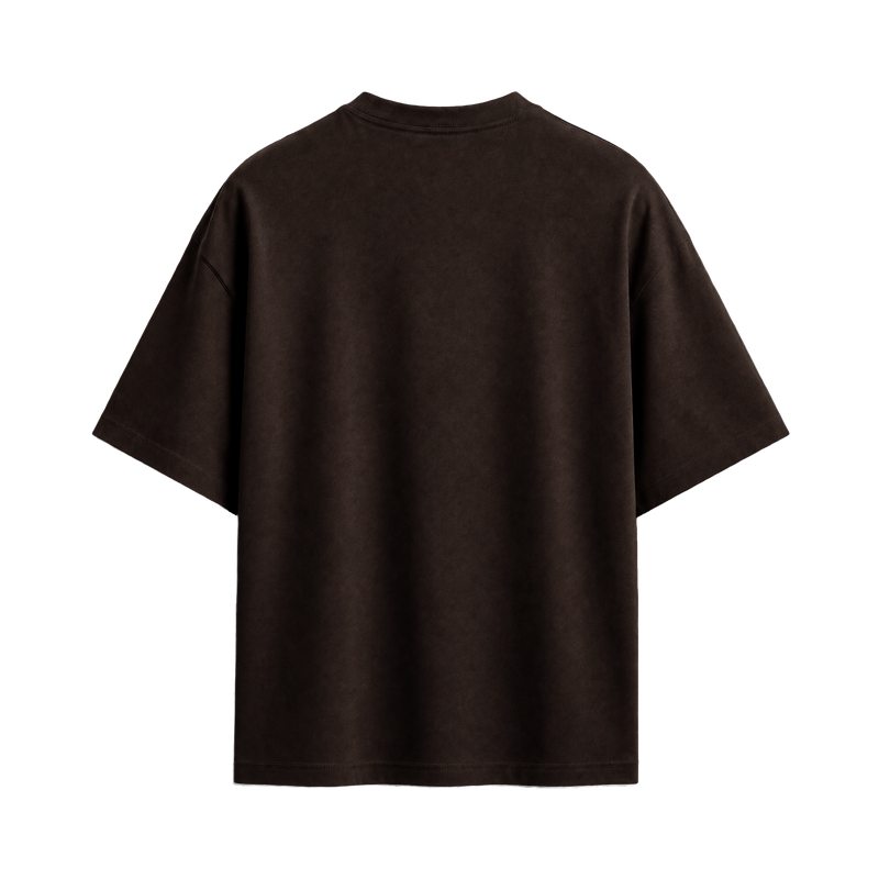 Off Supply Little Paradise Brown T-shirt