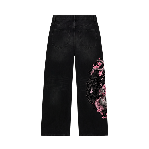 Off Supply Nocturne Bloom Embroidered Denim — Limited Edition